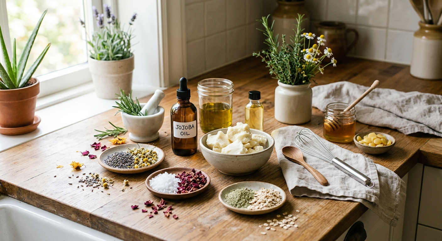 From Kitchen Ingredients to Glowing Skin: The Beauty of Handmade Skincare